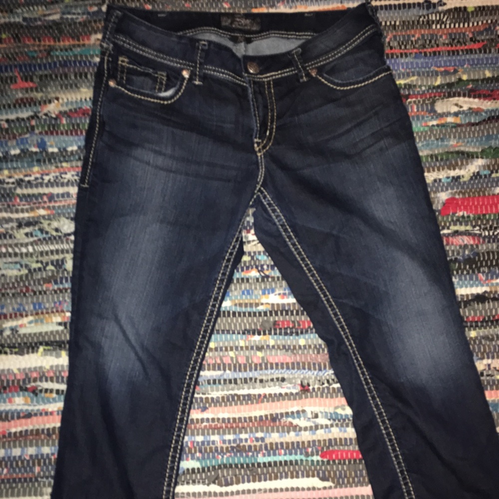 Silver jeans capris